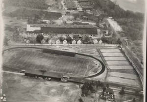 Aerial view of Springfield College Athletic Fields
