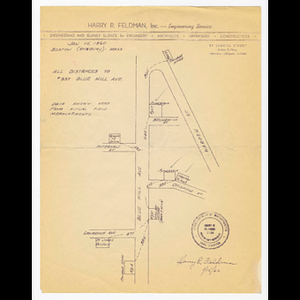 Street survey around 337 Blue Hill Avenue