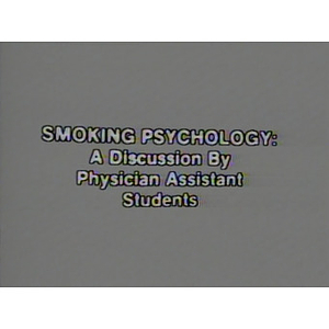 Smoking psychology