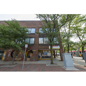 Harriet Tubman House facade on Columbus Avenue, far right