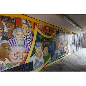 Harriet Tubman House The Honor Roll Mural on Massachusetts Avenue, detail of right