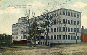 L.B. Evans Son Company shoe factory, Wakefield, Mass.