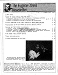 The Eugene O'Neill Newsletter vol. 10, nos. 2, 1986