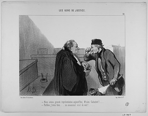 - Nous avons grande représentation aujourd'hui, M'sieu Galuchet!.... - Parbleu j'crois bien.... un assassinat orné de viol!.....