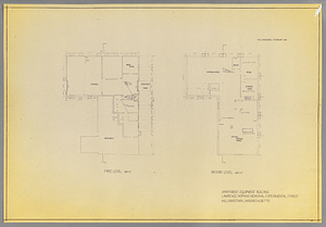 Lawrence Hopkins Memorial Experimental Forest equipment building floor plans