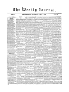 Chicopee Weekly Journal, March 8, 1856
