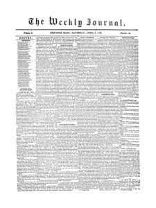Chicopee Weekly Journal, April 5, 1856