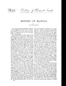 History of Hanson