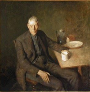 "His Breakfast" Henry Hensche (1901-1992)