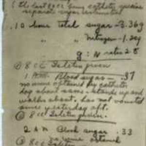 Laboratory Notes of Sir Frederick Grant Banting and Charles Herbert Best