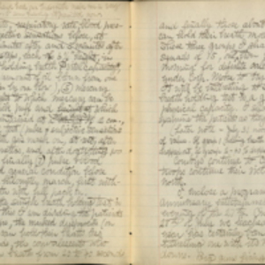 Exercise Tests for Soldiers from the Diary of Paul Dudley White, July 1918.