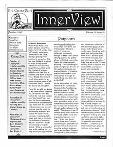Cross-Port InnerView, Vol. 12 No. 10 (October, 1996)