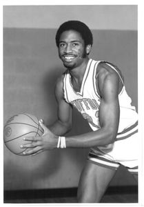Suffolk University men's basketball player Donovan Little, 1978-1979