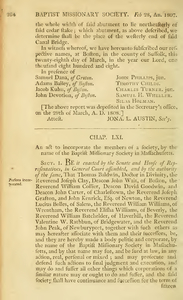 1807 Chap. 0062. An act to incorporate the members of a society, by the name of the Baptist Missionary Society in Massachusetts.