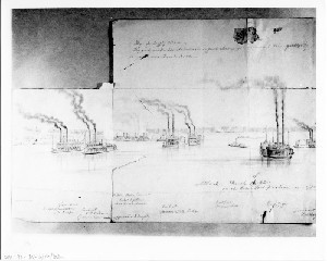 Attack on Rebel Fort on the Tennessee Shore