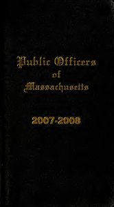 Public officers of the Commonwealth of Massachusetts (2007-2008)