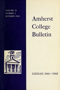 Amherst College Catalog 1961/1962