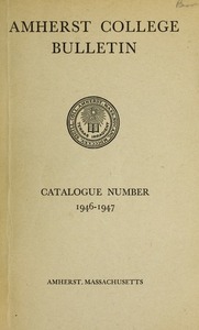 Amherst College Catalog 1946/1947