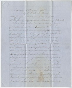 Samuel Wells letter to Edward Hitchcock, 1844 October 6