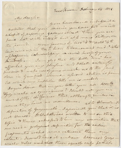 Benjamin Silliman letter to Edward Hitchcock, 1821 February 14