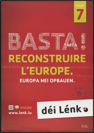 Basta! Reconstruire l'Europe : Europa nei opbauen