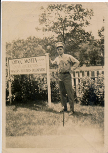My father, Arthur C. Motta, on leave from Marines and visiting home