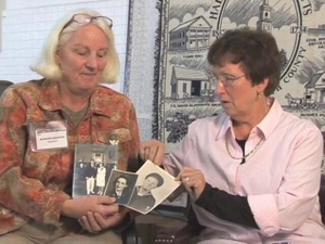 Barbara Brenton and Linda Hurd at the Halifax Mass. Memories Road Show: Video Interview