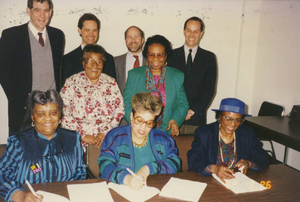 The signing of the Bromley Heath TMC contract