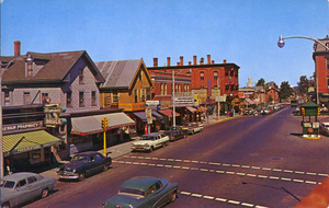 Postcard: Stoneham Square--Main Street