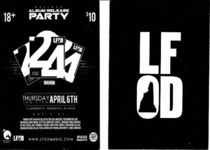 LFOD #24 in 24 album release flyer