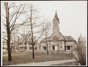 Exterior view of St. John's Church & Rectory, Swampscott, Mass.