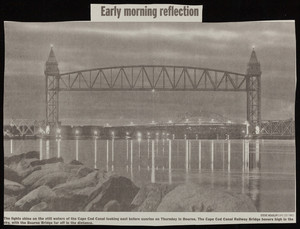 Photograph, "Early morning reflection," Cape Cod Times