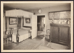 Interior view of the Lippitt-Green House, southwest bedroom looking northeast no. 12, 14 John Street, Providence, R.I., 1919