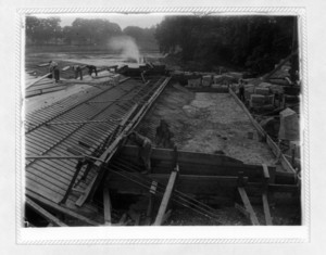 Watertown, concrete masonry at Watertown bridge