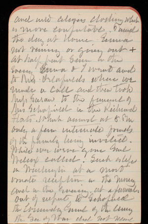 Thomas Lincoln Casey Notebook, November 1888-January 1889, 79, and with eulogies clocking which