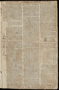 The Continental Journal and Weekly Advertiser, 17 December 1778 (one ...
