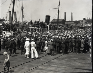 Departure of Donald B. MacMillan for the arctic