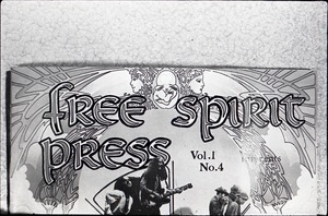 Close-up of front cover of Free Spirit Press (vol. 1, 4)