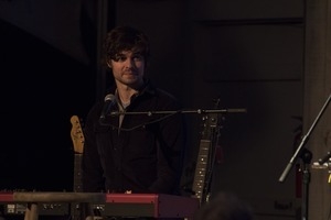 Matt Nakoa (keyboards) performing in concert at the Payomet Performing Arts Center