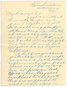 Letter from Clinton T. Brann to Rhea Oppenheimer