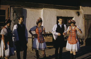 Peasants in Hungarian costume