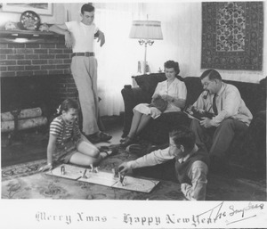 Grant B. Snyder at home with family