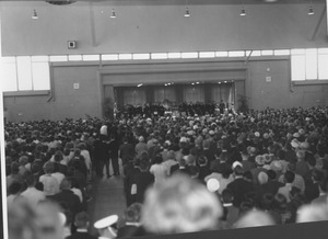 Crowd at Charter Day convocation