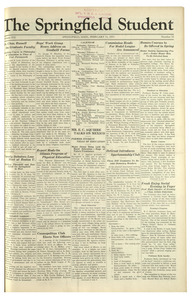 The Springfield Student (vol. 21, no. 15) February 11, 1931
