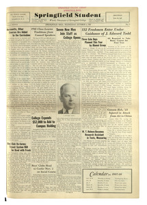 The Springfield Student (vol. 28, no. 09) October 6, 1937