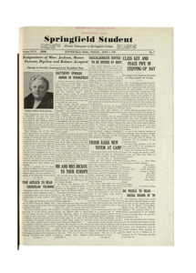 The Springfield Student (vol. 29, no. 09) June 3, 1938