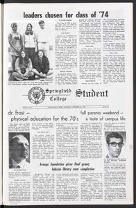 The Springfield Student (vol. 58, no. 04) Oct. 15, 1970