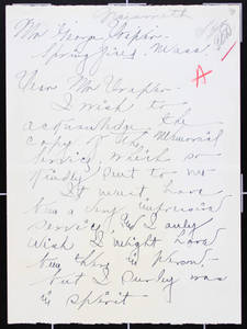 Letter to George Draper from Florence Naismith (June 22, 1940)