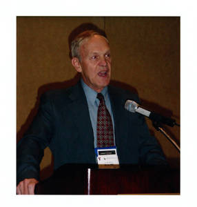 David Halbe Brown speaking at YMCA Hall of Fame induction ceremony (2003)