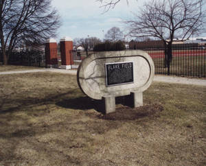 Blake Field plaque (2009)